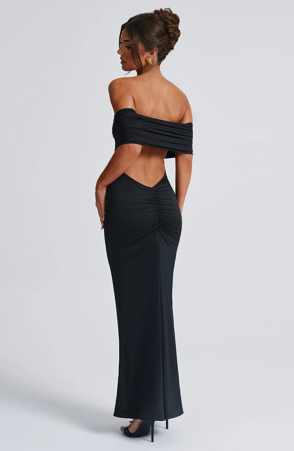 Bloom ™ |  Kellyn – Verfijnde Bardot Maxi-jurk - Image 12