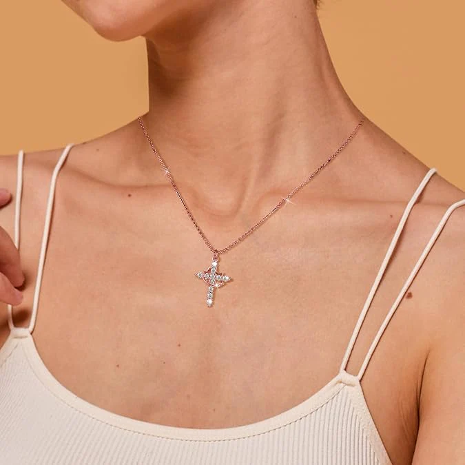 Bloom ™ |  Kruis &amp; Kroon Ketting - Image 5