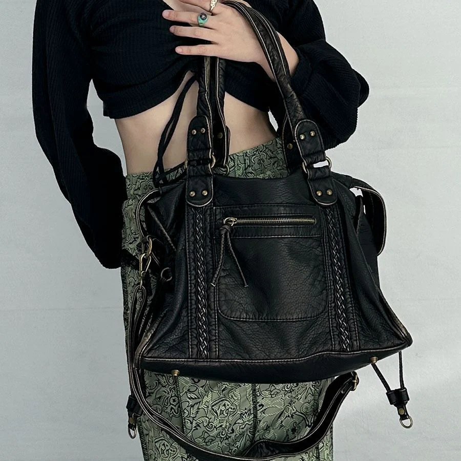 Bloom ™ |  Retro leren tas - Image 3